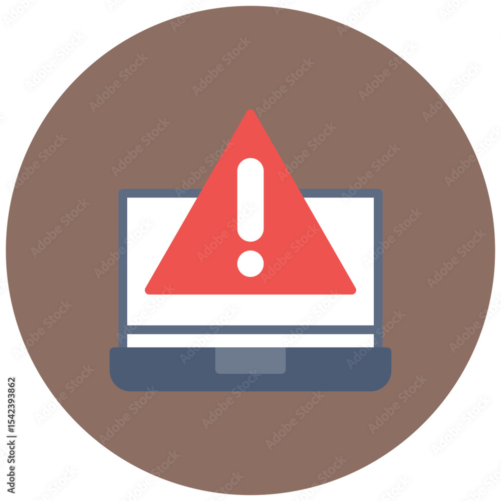 Poster hazard warning icon vector image. can be used for manufacturing and distribution.