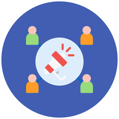 Public Relations icon vector image. Can be used for Professional Services.