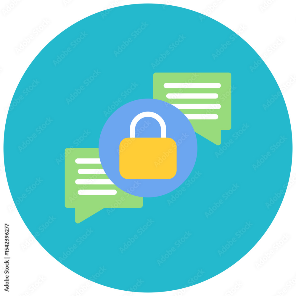 Poster end to end encryption icon vector image. can be used for safe payment.