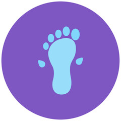 Water Footprint icon vector image. Can be used for Water Crisis.