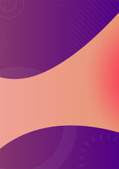 Elegant Abstract Background Design with Purple and Peach Gradient Hues for Modern Presentations
