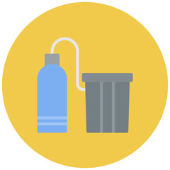 Water Softening icon vector image. Can be used for Water Treatment.