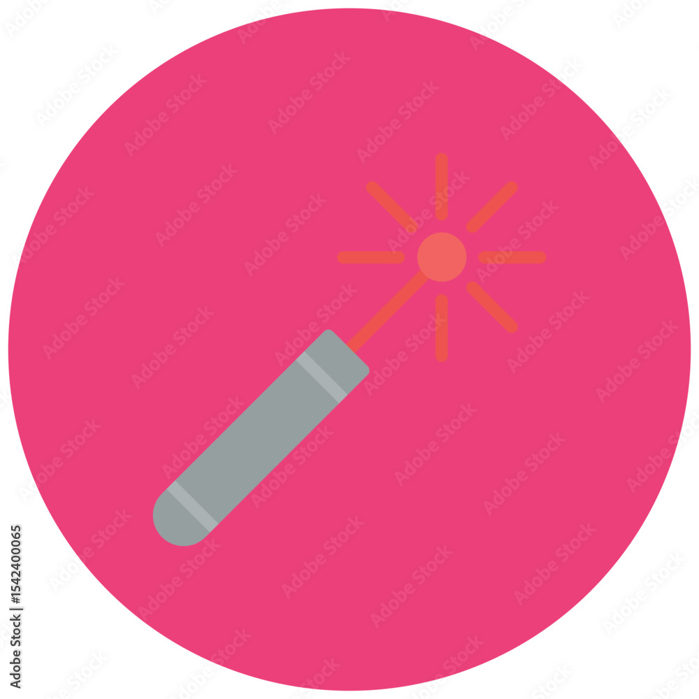 Poster laser beam icon vector image. can be used for additive maufacturing.