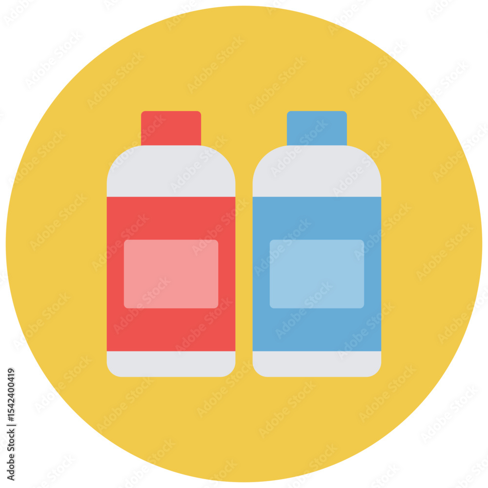 Poster resin tank icon vector image. can be used for additive maufacturing.