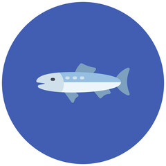 Salmon icon vector image. Can be used for Fish and Seafood.
