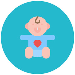 Baby icon vector image. Can be used for Sun Protection.
