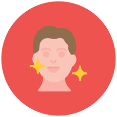 Face icon vector image. Can be used for Sun Protection.