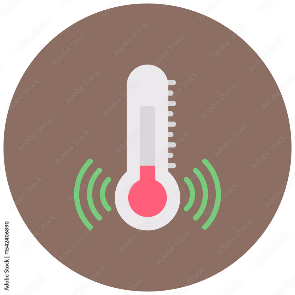 Poster temperature sensor icon vector image. can be used for sensors.