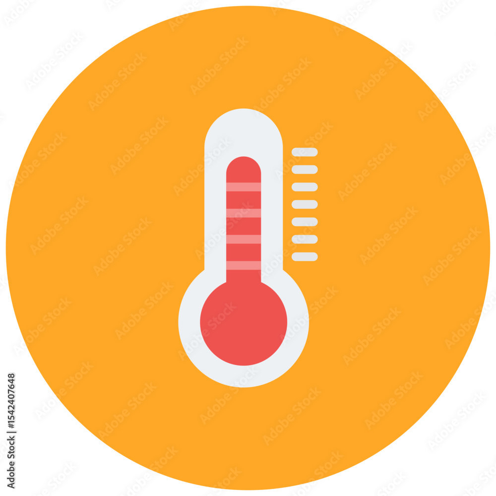 Poster thermometer icon vector image. can be used for physical wellbeing.