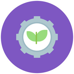 Green Technology icon vector image. Can be used for World Environment Day.