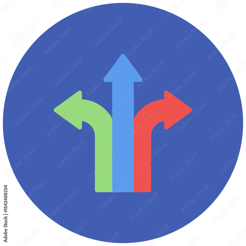 Poster different routes icon vector image. can be used for eid al adha.