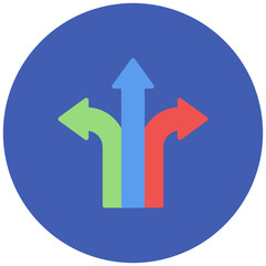 Different Routes icon vector image. Can be used for Eid al Adha.