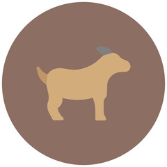 Goat icon vector image. Can be used for Eid al Adha.