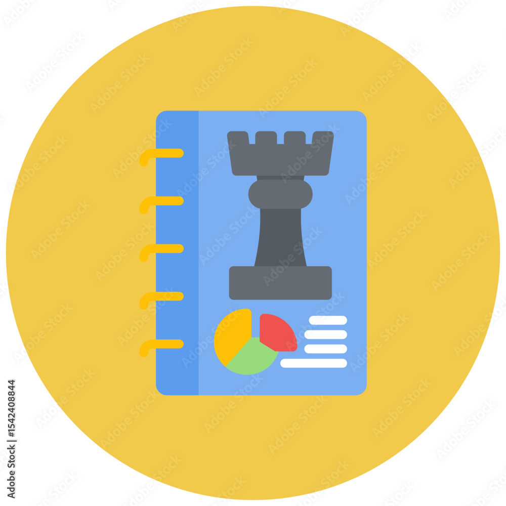 Poster contingency icon vector image. can be used for business disruption.