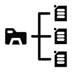 Fototapeta premium data file icon element for design