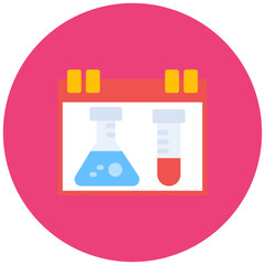Lab Calendar icon vector image. Can be used for Virtual Lab.