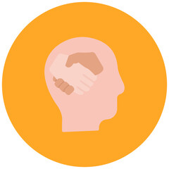 Empathy icon vector image. Can be used for Social Justice.