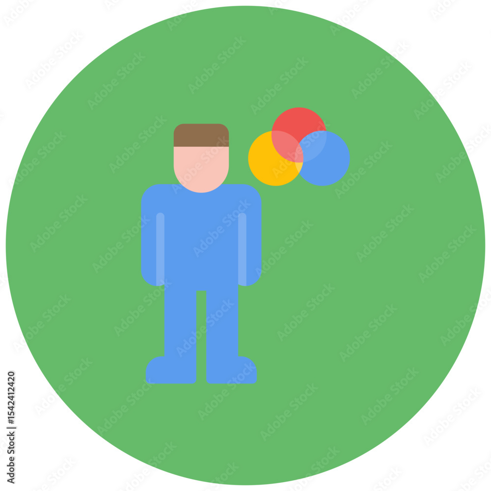 Poster intersectionality icon vector image. can be used for social justice.