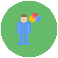 Intersectionality icon vector image. Can be used for Social Justice.