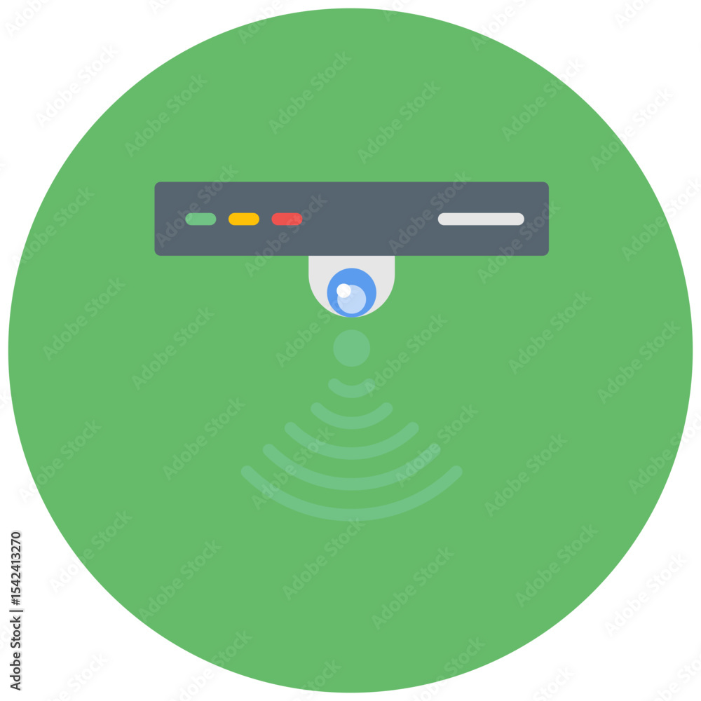 Aufkleber sensor technology icon vector image. can be used for digital disruption.