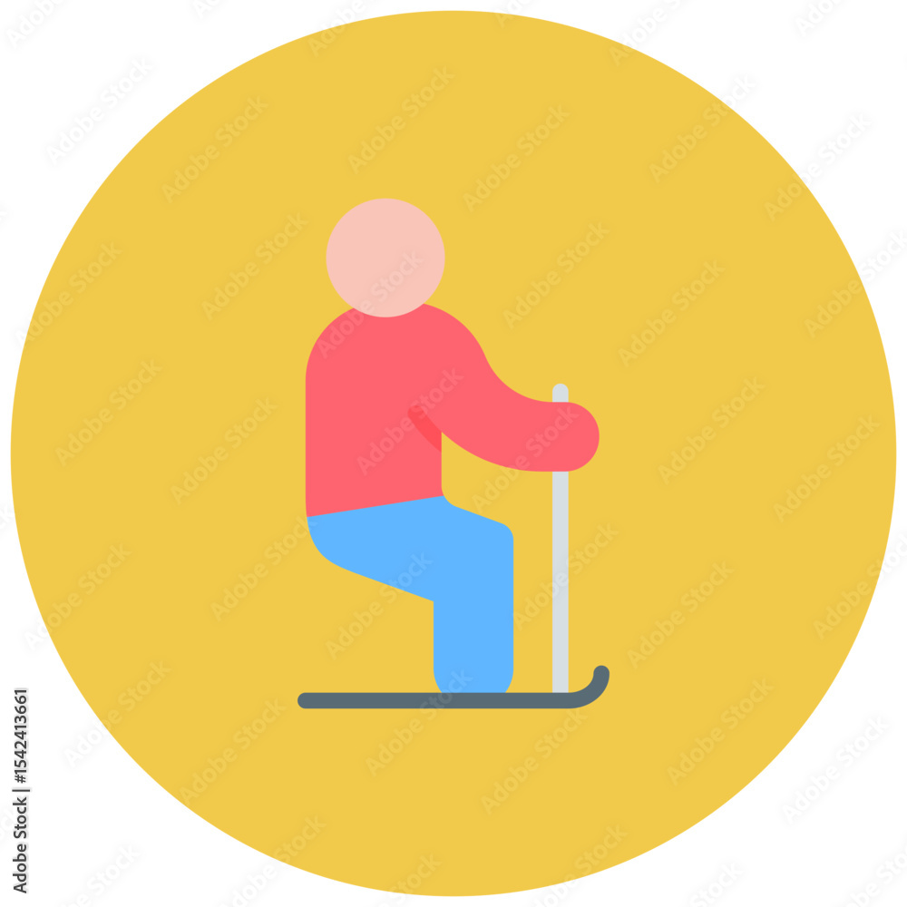 Poster cross country icon vector image. can be used for track and field.