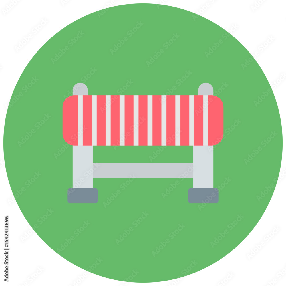 Poster hurdles icon vector image. can be used for track and field.
