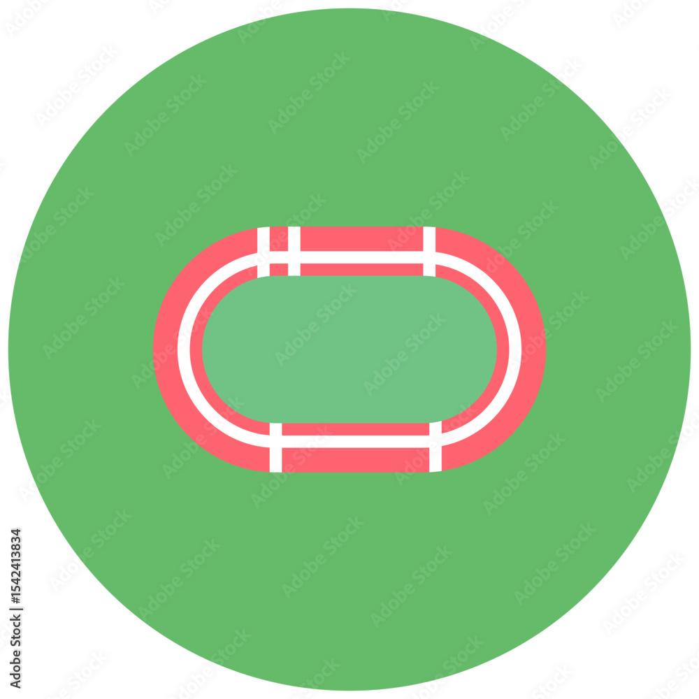 Poster relay exchange zone icon vector image. can be used for track and field.