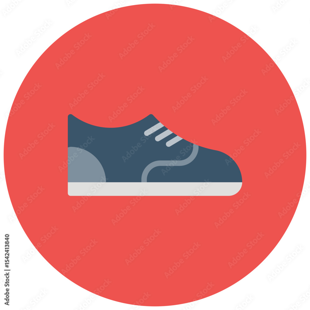 Poster running shoes icon vector image. can be used for track and field.