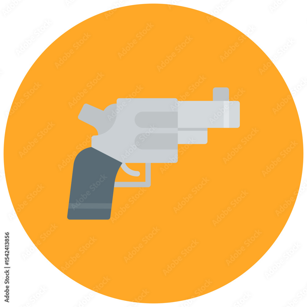 Poster starting pistol icon vector image. can be used for track and field.
