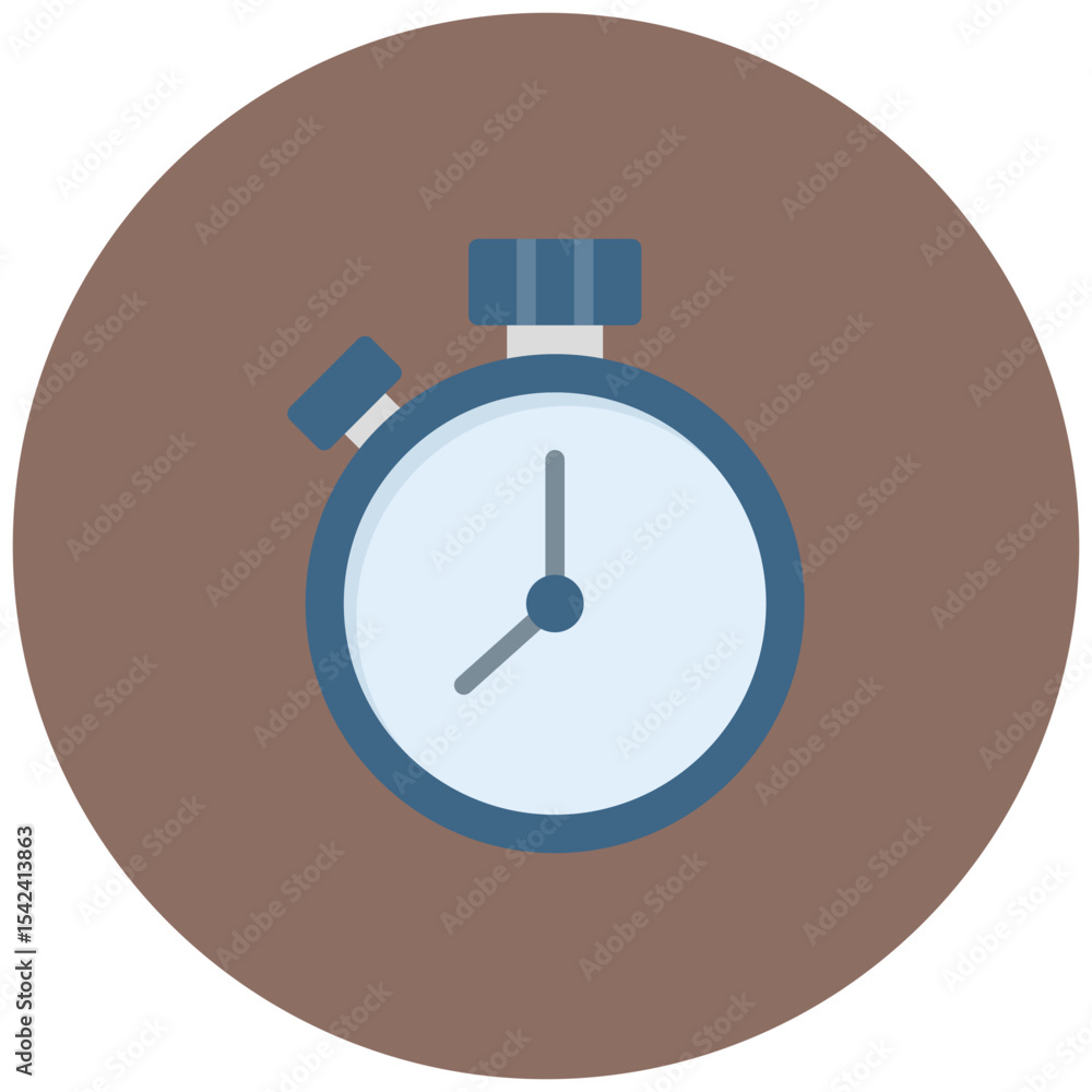Poster stopwatch icon vector image. can be used for track and field.