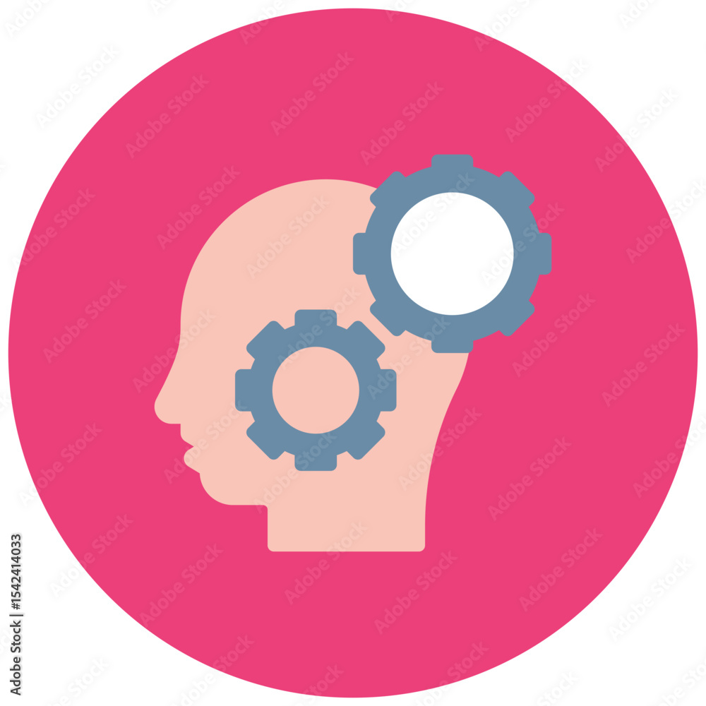 Poster cognitive load icon vector image. can be used for adhd.