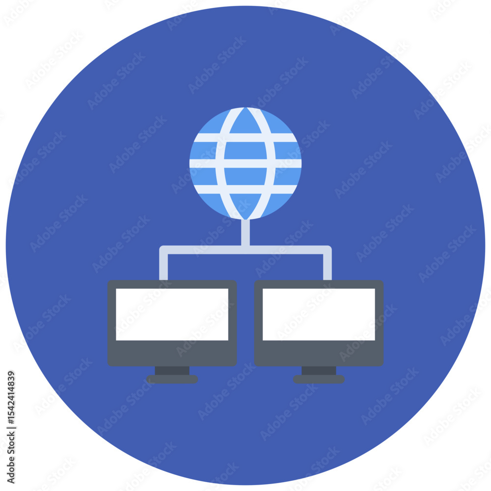 Poster network connection icon vector image. can be used for press freedom day.