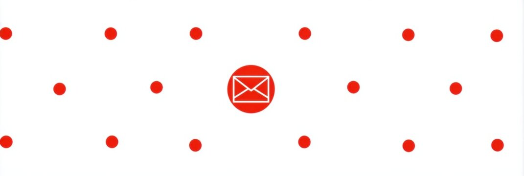 Email Inbox Overflowing With Unread Notifications in Minimalist Design - Powered by Adobe