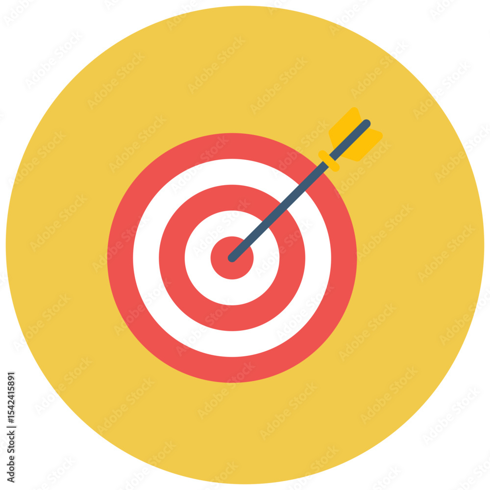 Aufkleber targeting icon vector image. can be used for bullying in society.