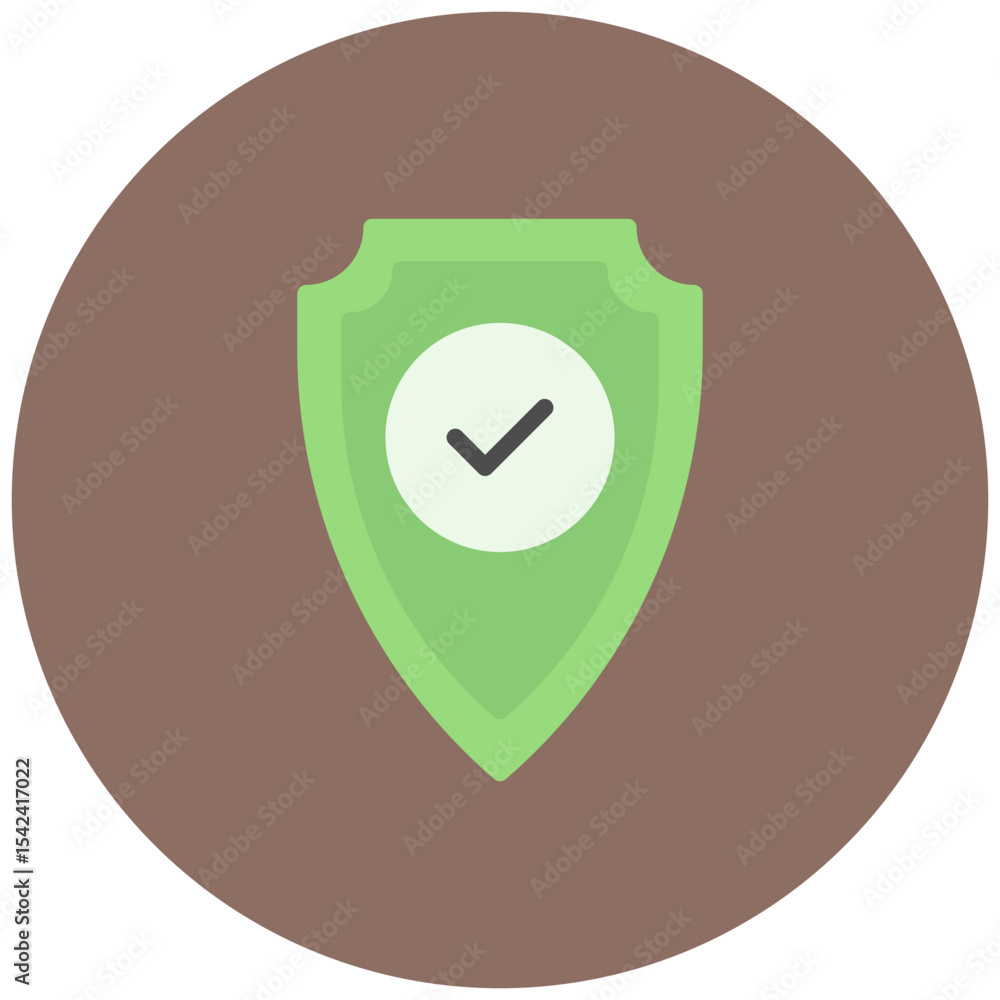Poster shield icon vector image. can be used for compilance and regulation.