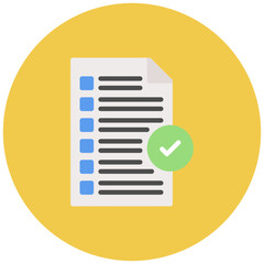 Regulatory Compliance icon vector image. Can be used for Compilance and Regulation.