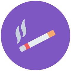 Cigarette icon vector image. Can be used for Smoking.