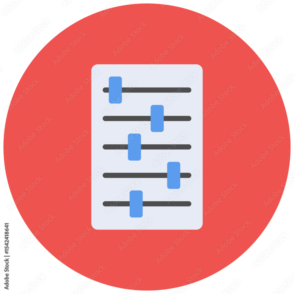 Poster hyperparameter icon vector image. can be used for data science.