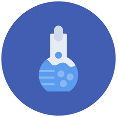 Flask icon vector image. Can be used for Data Science.
