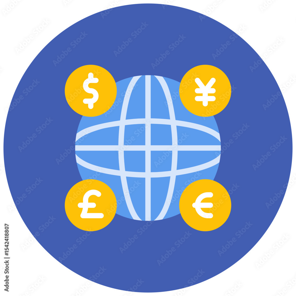 Poster currency icon vector image. can be used for data science.