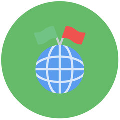 Diplomacy icon vector image. Can be used for Data Science.
