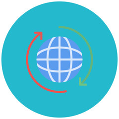 Exchange icon vector image. Can be used for Data Science.