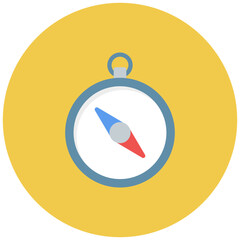 Lost Compass icon vector image. Can be used for Burnout.