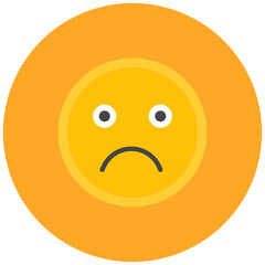 Low Morale icon vector image. Can be used for Burnout.