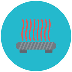 Bed Adhesion icon vector image. Can be used for 3d Printing.