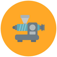 Extruder icon vector image. Can be used for 3d Printing.