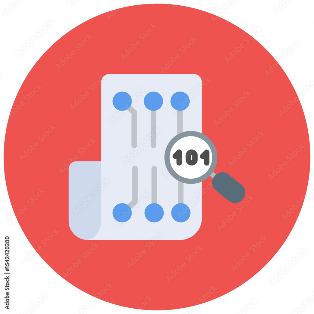 Aufkleber data integrity icon vector image. can be used for business audit.