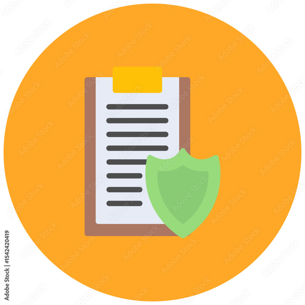 Poster security audit icon vector image. can be used for business audit.