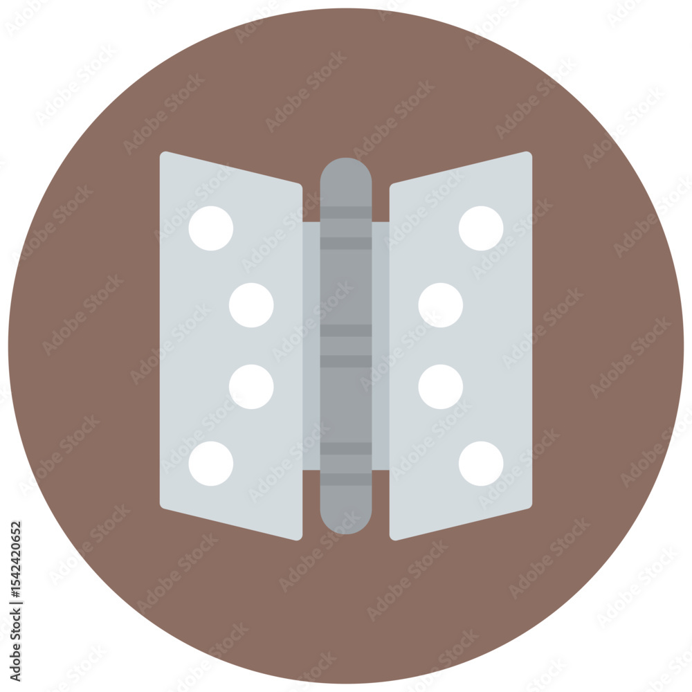 Poster hinge icon vector image. can be used for locksmith.