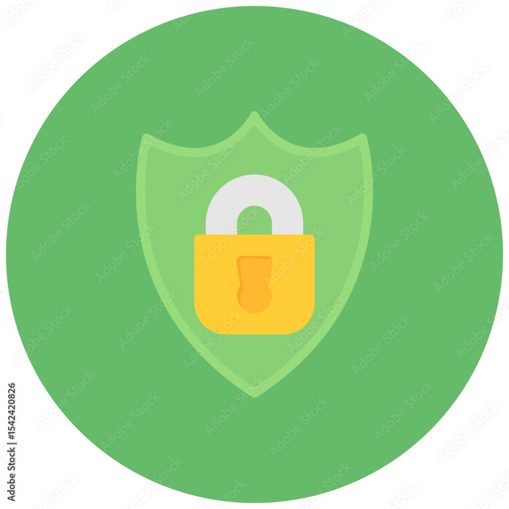 Aufkleber security system icon vector image. can be used for locksmith.